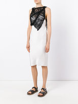 Thumbnail for your product : Isabel Benenato cut-detail top