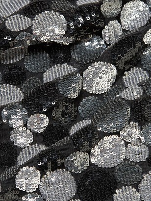 Michael Kors Metallic Paillette-Print Sheath Dress