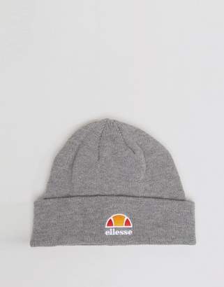Ellesse Beanie With Small Logo In Grey