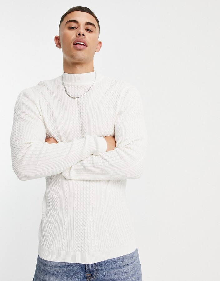 lightweight white jumper
