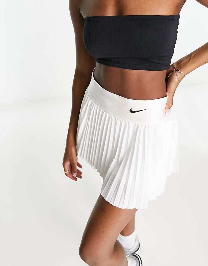 nike court advantage pleated tennis skirt