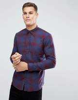 Thumbnail for your product : Tom Tailor Check Shirt In Navy & Burgundy