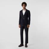 Thumbnail for your product : Burberry Slim Fit Metal Button Wool Gabardine Blazer