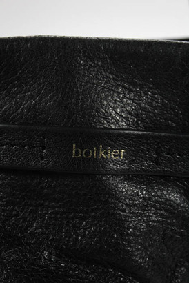 Botkier Black Leather Gold Tone Hardware Leroy Satchel Handbag New $398 90034513