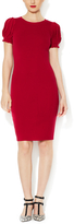 Thumbnail for your product : RED Valentino Wool Puff Sleeve Sweater Dress