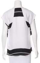 Thumbnail for your product : A.L.C. Colorblock Short Sleeve Top