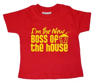 Dirty Fingers, I'm the New Boss of the House, Baby T-shirt, 18-24m