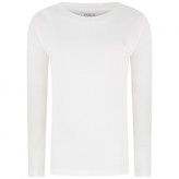 Thumbnail for your product : Ralph Lauren Ralph LaurenGirls White Long Sleeve Top