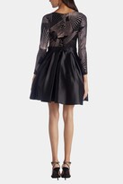 Thumbnail for your product : Betsy & Adam Short Long Sleeve Geo Glitter Party Dress
