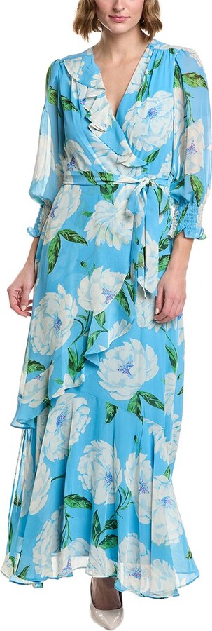 Taylor Printed Chiffon Maxi Dress