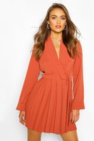Thumbnail for your product : boohoo Occasion Double Breasted Blazer Dress