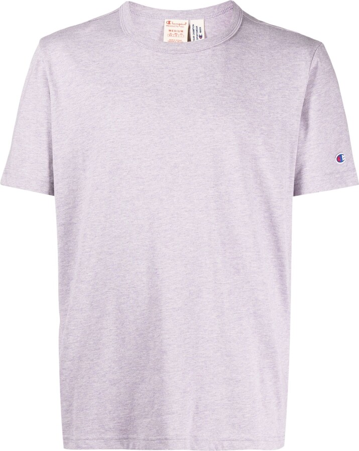 Champion logo-patch short-sleeve T-shirt - ShopStyle