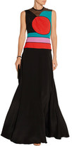 Thumbnail for your product : Roksanda Amias Color-Block Silk-Blend Maxi Dress