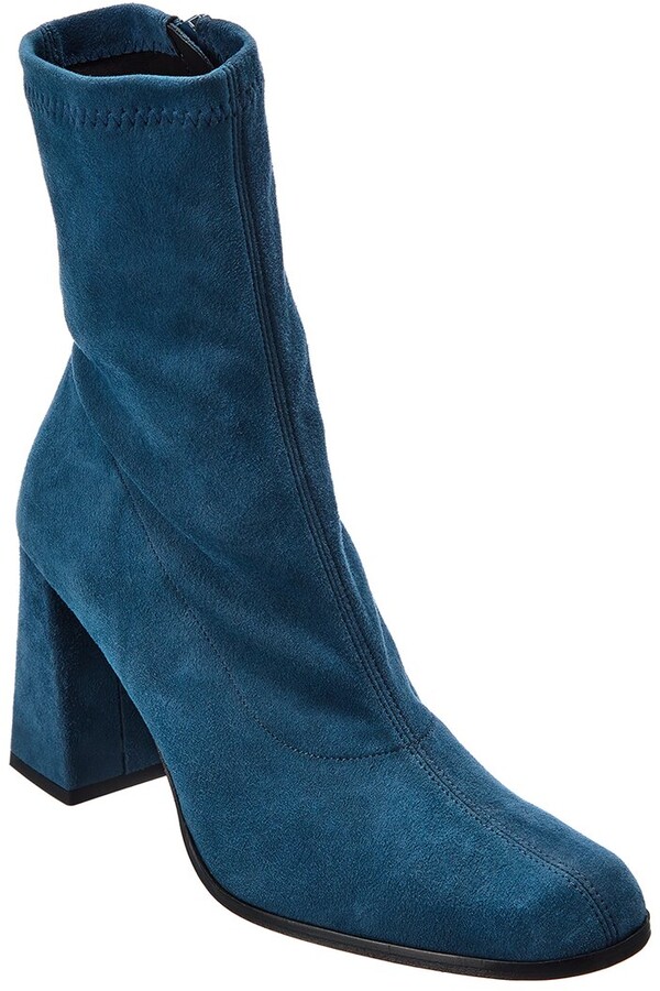 light blue suede boots