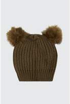 Thumbnail for your product : Select Fashion Fashion Womens Double Pom Beanie - size One