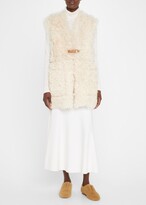 Reversible Lamb Shearling and Suede V 
