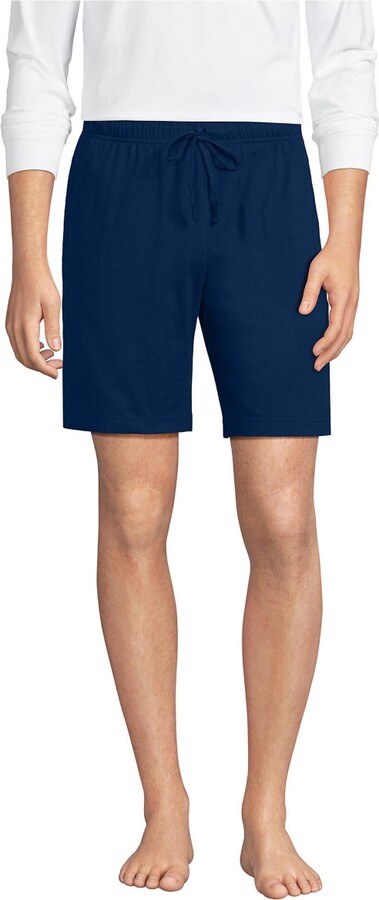 Lands' End Men's Big Knit Jersey Pajama Shorts