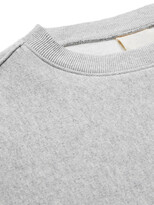 Thumbnail for your product : Champion Logo-Embroidered Mélange Fleece-Back Cotton-Blend Jersey Sweatshirt