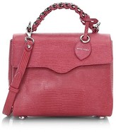 Thumbnail for your product : Rebecca Minkoff Chain-Trimmed Leather Satchel