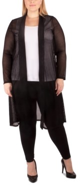 sheer duster cardigan