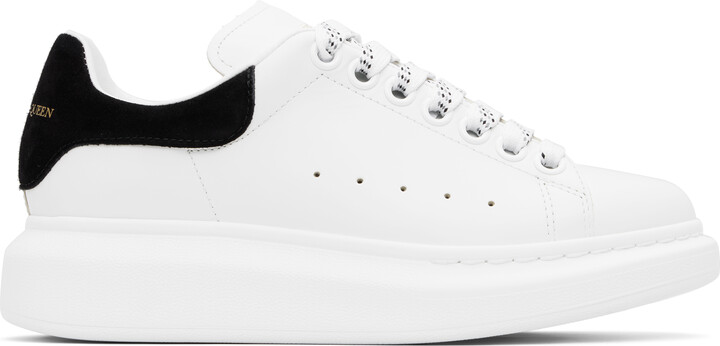 Alexander McQueen White & Black Oversized Sneakers