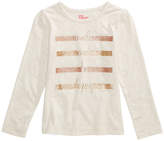 Thumbnail for your product : Epic Threads Be Happy Long-Sleeve T-Shirt, Little Girls, Created for Macy's