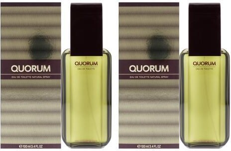 Antonio Puig Quorum by for Men - 3.4 oz EDT Spray - Pack of 2