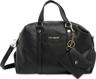LUKA Bag Black  Women's Top Handle Satchel Bags – Steve Madden