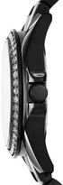 Thumbnail for your product : Fossil Riley Multifunction Black Stainless Steel Watch