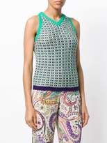 Thumbnail for your product : Etro sleeveless knitted top