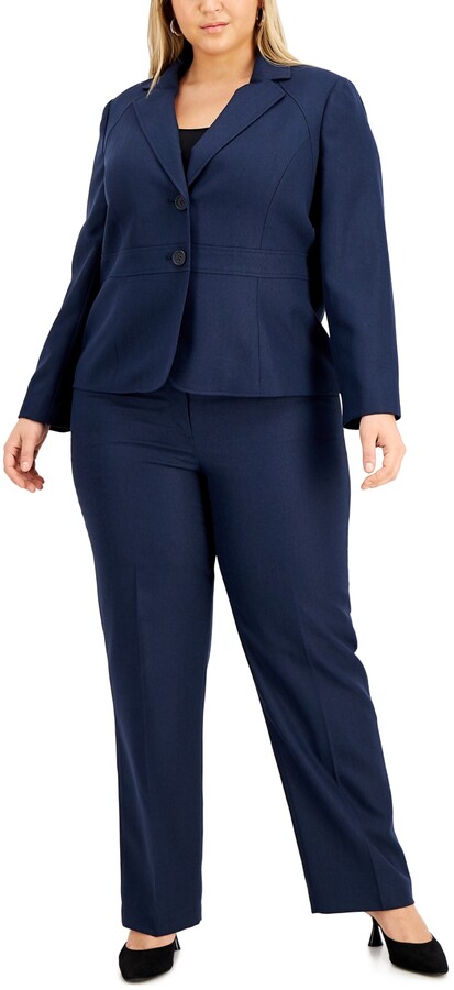 cheap plus size pants suits
