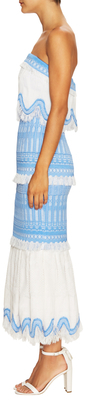 Jonathan Simkhai Cotton Paneled Scaffold Dress