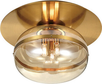 Orren Ellis Nottingham Flush Mount 3-Light 20\