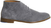Thumbnail for your product : Office Boycott Desert Boots Grey Suede Blue Pop