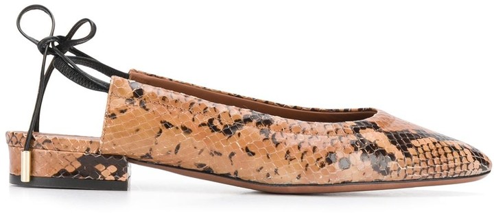 backless ballet flats