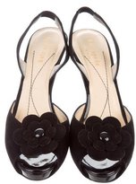 Thumbnail for your product : Kate Spade Floral-Accented Slingback Pumps