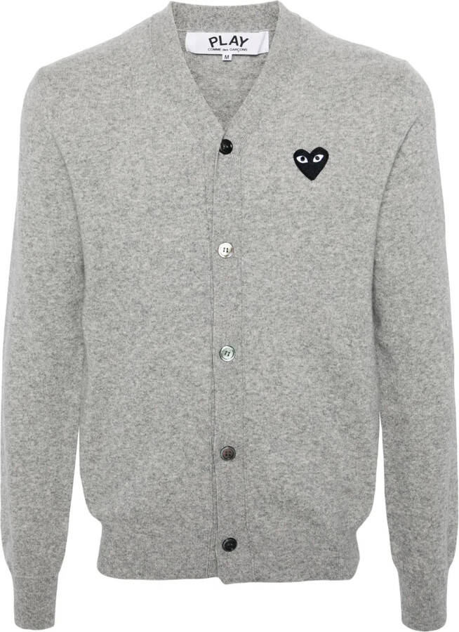 Comme des Garçons PLAY Logo Patch V-Neck Cardigan