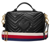 Thumbnail for your product : Gucci Small GG2.0 Matelasse Leather Camera Bag with Webbed Strap