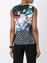 Thumbnail for your product : Peter Pilotto flared printed blouse