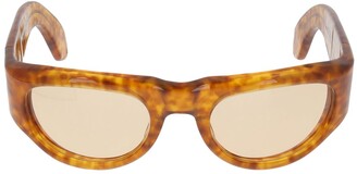 Jacques Marie Mage Clyde Camel Bold Round Sunglasses