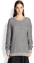 Thumbnail for your product : McQ Sequined Chunky-Knit Wool Sweater