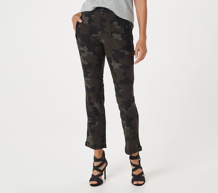 plus size stretch cargo pants