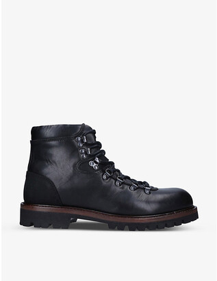 Belstaff Gorge lace-up leather hiking boots