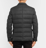 Thumbnail for your product : Moncler Rodin Quilted Wool-Flannel Down Jacket