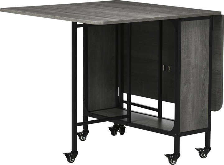 Mobile Drop Leaf Table Kitchen Table Extendable Dining Table