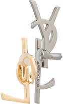 Thumbnail for your product : Saint Laurent logo earring set