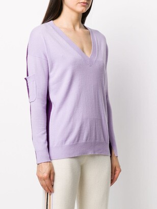 Chinti and Parker Two Tone Cashmere Jumper