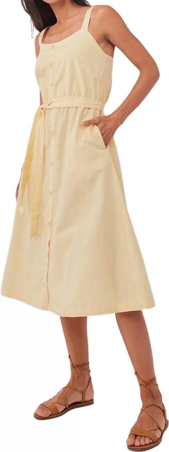 Pact The Canopy Picnic Dress In Yellow