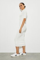 Thumbnail for your product : Dorothy Perkins Womens Knitted Short Sleeve Roll Neck Dress