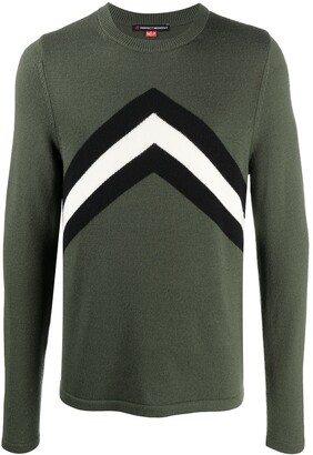 Perfect Moment Chevron Stripe Knitted Jumper